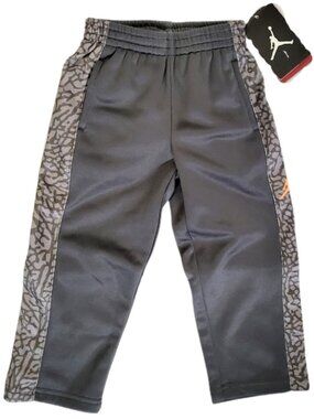 NIKE NWT Dark Gray Air Jordan Jumpman Therma-Fit Sweat Pants - Boy's 2T